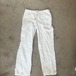 Zara White Cargo Pants